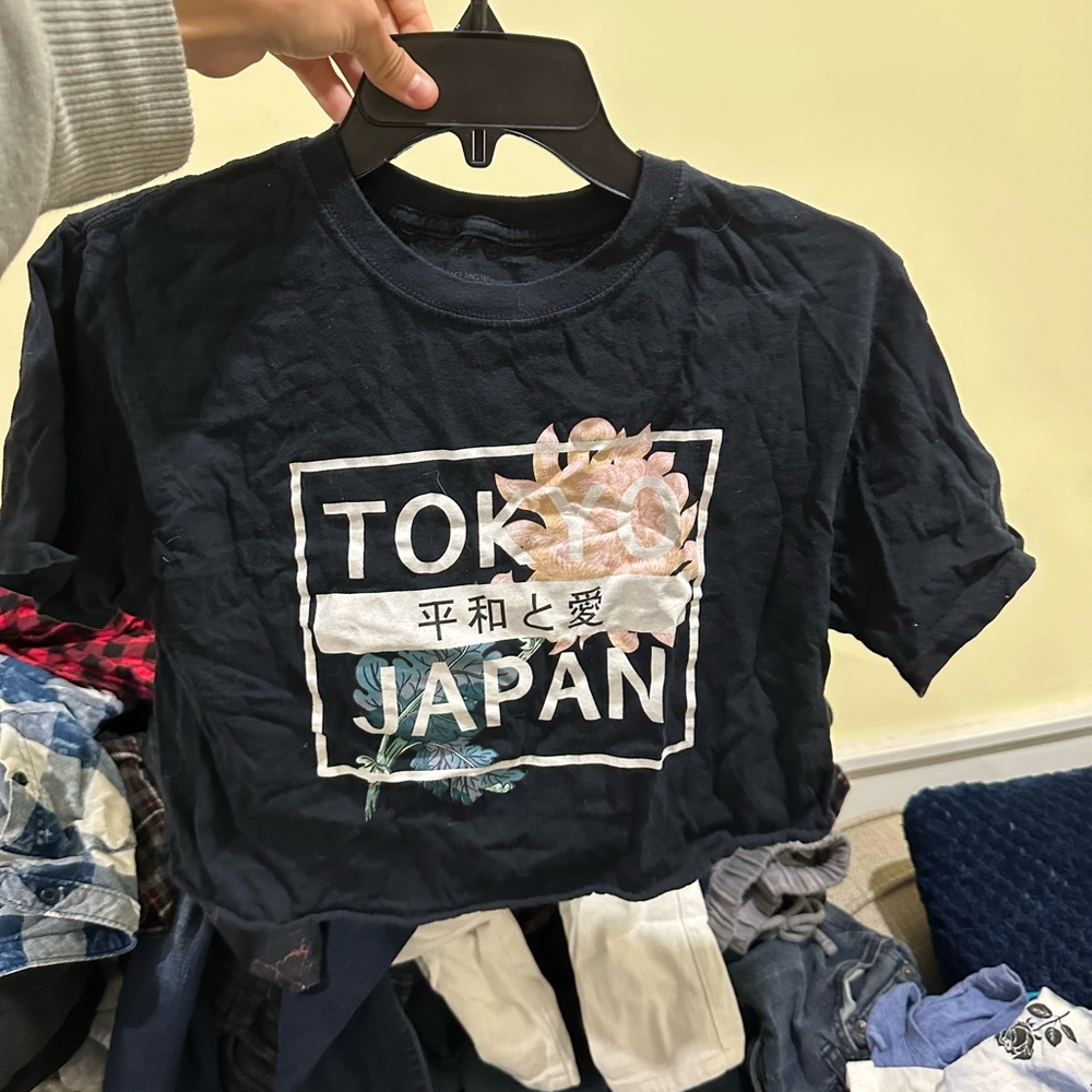 Tokyo Graphic Crop Small